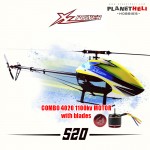 XLPower kit XL52K01 XL Power 520 Helicopter Remote Control (With the 4020 motor）